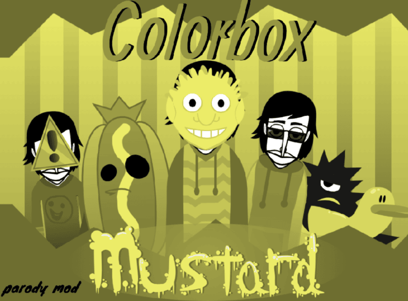 Play Mustard Incredibox Sprunki free online. Explore Sprunki mustard mod and colorbox incredibox mod, download incredibox mustard scratch apk and Sprunki Phase